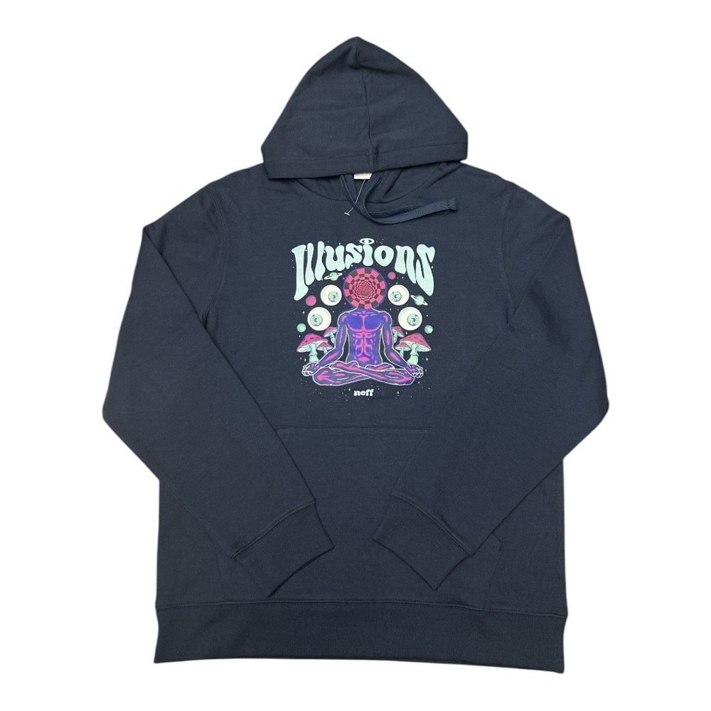 Neff Illusion Graphic Hoodie - Black